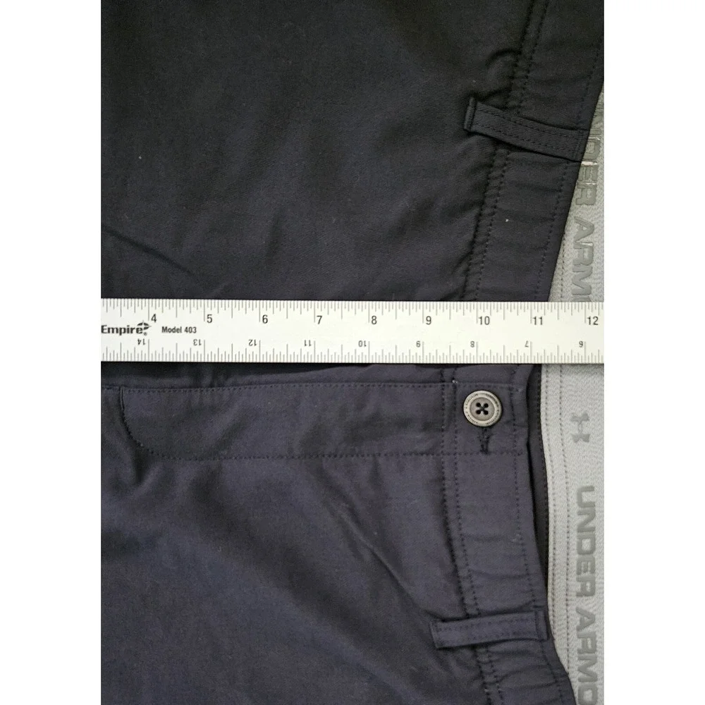 Under Armour Black Tour Blend Golf Pants Mens 40x32 Flat Front Comfort Waist